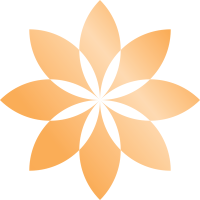 Gold Gradient Flower